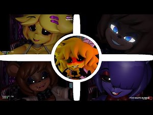 Five Nights in Anime 3D | All Jumpscares (Jumplove) & All scenes