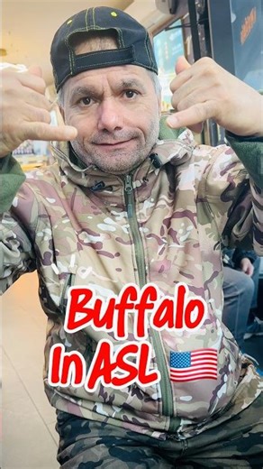 Buffalo 🐃 in Sign Language- ASL #father4son #bibekjeevan #SignLanguage #buffalo #bisons #community