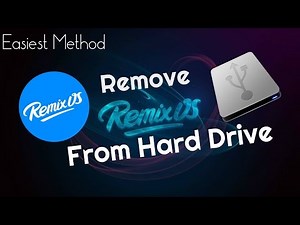 How to Remove Remix Os From Hard drive - Easiest Method !