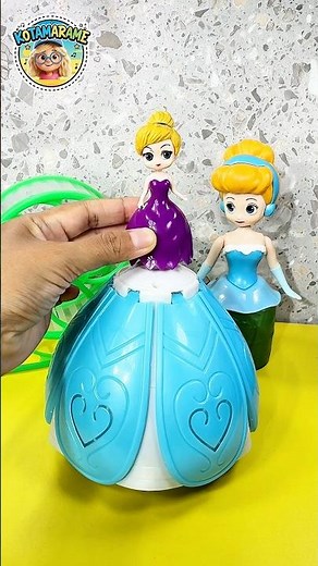 SATISFYING PRINCESS ANA AND TINKER BELL DISNEY TOYS 🤓🥳#shorts #toys #viralvideo #disneytoys