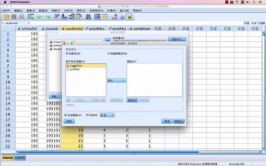 69.SPSS 线性混合模型