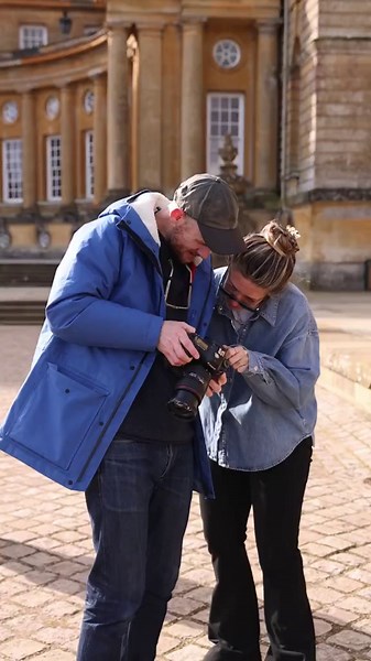 Behind the scenes on YOU Mag's bridal cover shoot