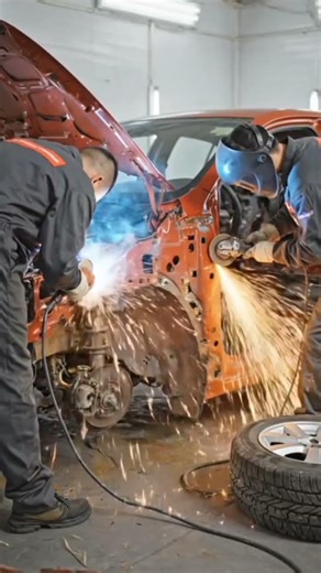 From Rust to Rich 😱🔥 | Toyota Corolla Full Restoration Timelapse #shorts