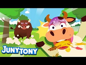 Lola the Cow🐮 | Nursery Rhymes for Kids | Animal Songs | Preschool Songs | JunyTony