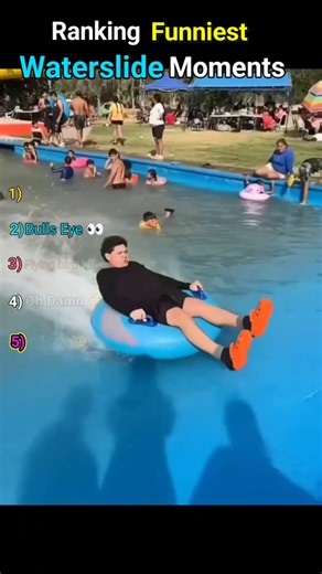 Ranking Funniest Waterslide Moments 😭😭 #fyp #ranking #tiktok #viral #top5