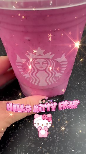 Hello Kitty Frap 🔥🔥 Vanilla Bean Frap with light Strawberry purée. Add one scoop of Dragon Fruit inclusions. Top with Whip Cream and Strawberry Inclusions 🥰🥰 #reels #fbreels #viralreels #viral #virals #trending #trendingreels #trendingnow #treatyourself #OMG #AmaZing #sogood #starbucks #secret #menu #starbuckssecretmenu #starbuckscoffee #starbucksdrinks #coffee #coffeetime #coffeeshop #coffeelovers #coffeeaddict #instareels #instagram #instagood #instadaily #instacoffee #Recipe #recipeofthed