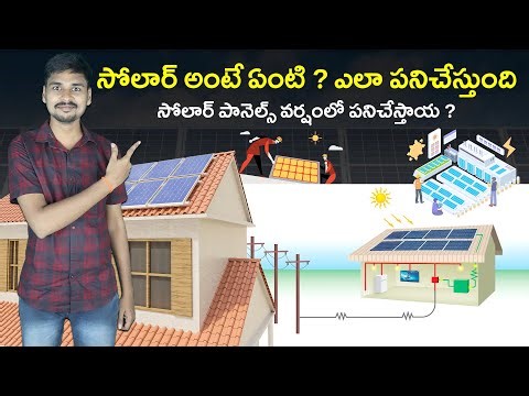 సోలార్ అంటే ఏంటి? HOW SOLAR Panels Work in Telugu | MVS Facts