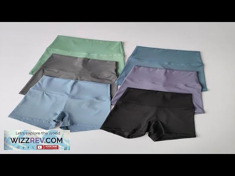 Summer Women's Yoga Shorts High Waist Sport Shorts Fitness Push Up Tights Booty