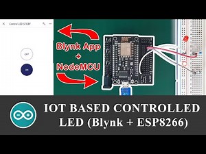 IoT Based Controlled LED using Blynk Apps and Nodemcu | ESP8266 | Project