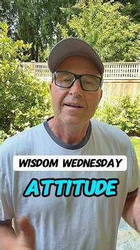 We Are in Control of Our Attitudes