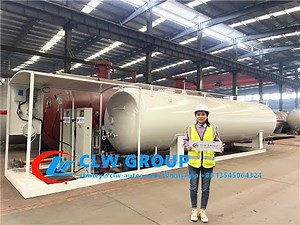 LPG Cylinder Filling Station 25m3 10 Tons for Gas Refilling Business