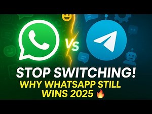 Why You Should Choose WhatsApp Over Telegram in 2025 🔥