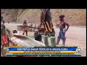 KKB Papua Bakar Sekolah & Aniaya Guru di Intan Jaya