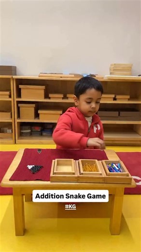 Piccolo - Early Learning Centre | Building strong number sense through the Montessori Addition Snake Game✨ Hands-on learning that helps children understand how numbers come... | Instagram