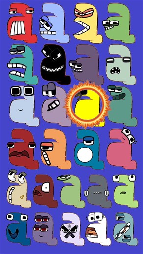 Alphabet lore but small #alphabetlore #alphabetsong