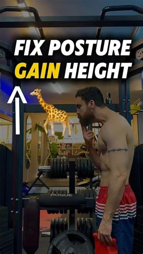 Correct Forward Neck & Gain Height | Resistance Band Posture Hack ♻️💪🏻 ​⁠‪@MiladRahimifit‬