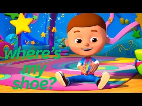 Where’s My Shoe? 👟 | Funny Kids Cartoon Song | Lost Shoe Adventure | Original Song l HummyBuds