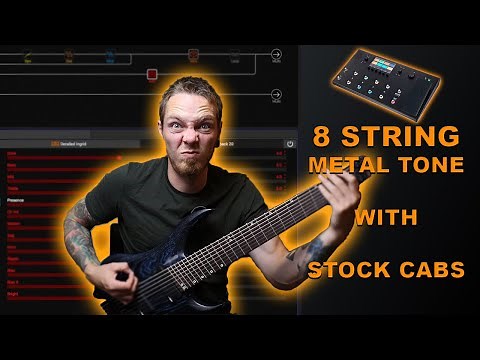 8 STRING METAL TONE USING LINE 6 HELIX | The Rev Purple goes "bouw wau" [PRESET IN DESCRIPTION]