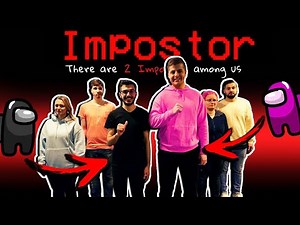 AMONG US IN REAL LIFE ABER ES GIBT 2 IMPOSTOR! Challenge in riesiger Halle!