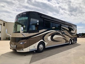2.8K views · 49 reactions | Glamper's Dream! This 2019 Newmar Essex is the epitome of luxury camping. Featuring a bath and a half, beautiful cherry cabinets, 3 slide-outs, and so much more. You can see all of the photos and info here -> https://bit.ly/2SKDXwN | RVUSA.com | Facebook