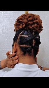Butterfly updo hairstyle #BraidedBun #SleekHairstyle #ProtectiveStyle #NaturalHairTutorial #EasyHairstyle #HairInspo #UpdoStyle | Oluchi Berry