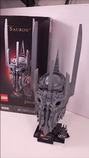 LEGO Icons The Lord of the Rings: Sauron’s Helmet (11373)[538 pcs] Review #shorts ‪@TopBrickBuilder‬