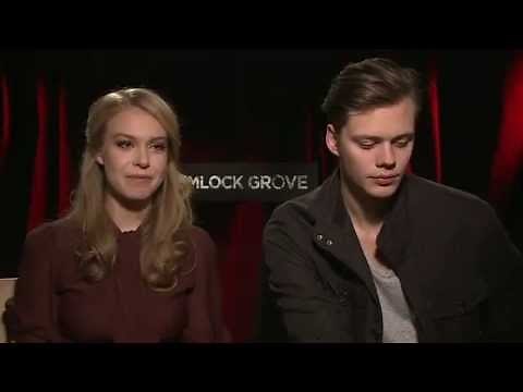 Hemlock Grove interview with Bill Skarsgård and Penelope Mitchell