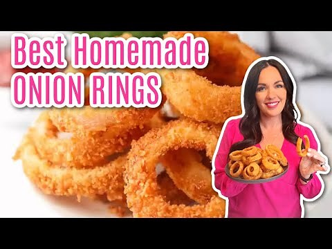 How to make the Homemade Onion Rings - The Best Recipe!