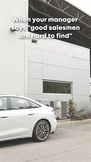 They say good salesmen are hard to find — ours just happen to be really good at hiding. 😂 #Audi #AudiNaples #NaplesFL #DealershipLife #Sales | Audi Naples