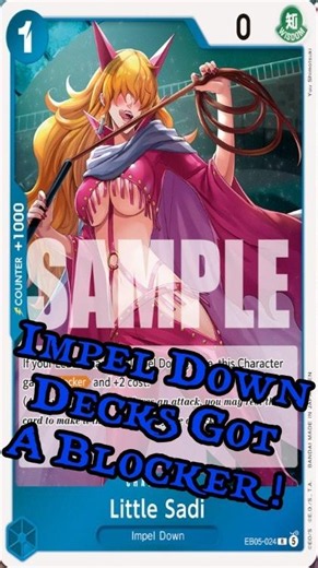 Little Sadi! || #EB05 Card #Reveal || #onepiece #onepiecetcg #optcg