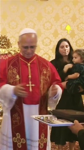 A Mother's Faith ❤️ Pope Leo XIV's Beautiful Blessing for a Child