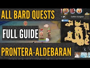 BARD QUESTS FULL GUIDE + LOCATION AND WHAT YOU WILL UNLOCK in RAGNAROK M ETERNAL LOVE SEA