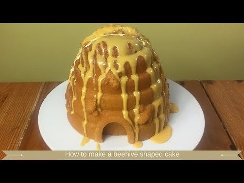 How to make a beehive shaped cake