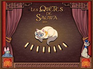 Flash游戏《Les quêtes de Sagwa（清朝小猫咪）》通关流程