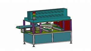 MOC产线 NG分料设备3D模型图纸下载机械数模资料