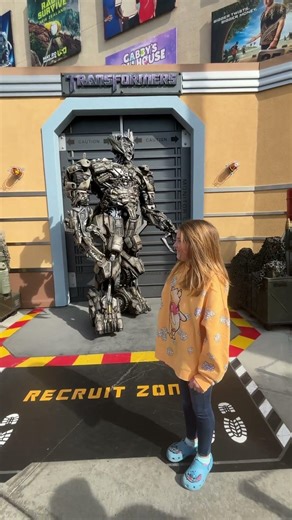Evelyn Meets Megatron for the FIRST Time