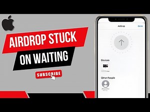 How to Fix Airdrop Stuck on Waiting on iPhone (iOS)