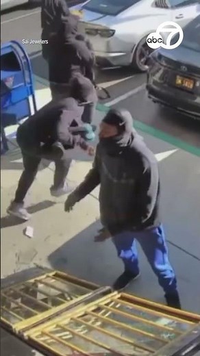 20 suspects storm CA jewelry store after ramming door with car