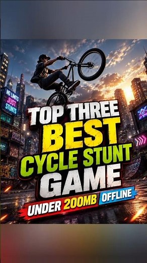 Top 3 Best Cycle Stunt Games 🚴‍♂️🔥 | Offline Cycle Games Under 200MB