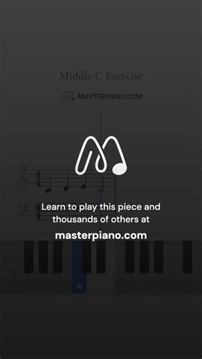 Middle C Exercise - Traditional | Piano Sheet Music