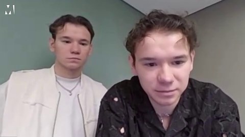 Norwegian pop duo talk pressure of representing Eurovision host Sweden