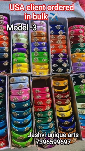 USA -3 silk thread bangles #threadbangles #handmadeseller #bangles #fashion #returngifts #diycrafts
