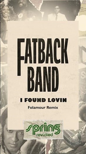 Folamour brings his signature touch to Fatback Band’s timeless anthem I Found Lovin. Out this Friday