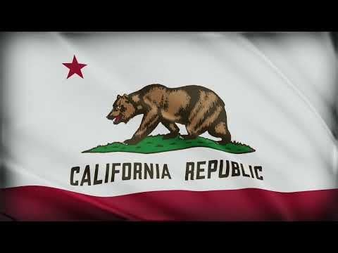 California State Flag – 1 Hour Loop | US State Flags Series