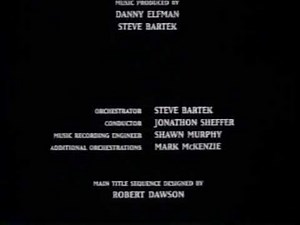 Batman Returns - End Credits VHS