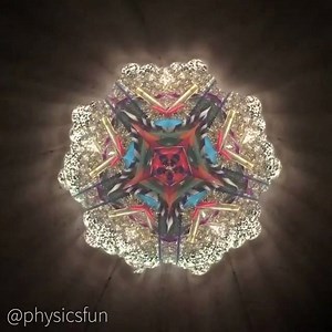 The symmetry inside this Kaleidoscope is amazing! 😍 Physicsfun | UNILAD Tech