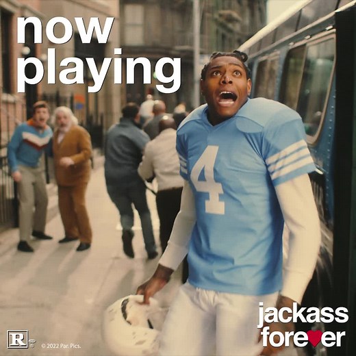 congratulations to Jalen Ramsey! now go see what he’s screaming about in #jackassforever – playing only in theatres: jackassmovie.com | Jackass