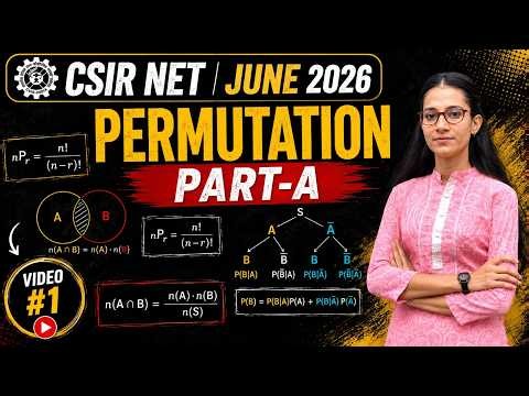 Permutation-3 | Part-A | CSIR NET JUNE 2026 #GeneralaptitudebyApnasapnajrf