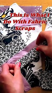 Turning fabric scraps into something useful — Full step-by-step tutorial on my YouTube channel (link in the first comment) ✂️ #sewing #fabricscraps #diysewing #sewingtips #upcycling | Sewing for Joy