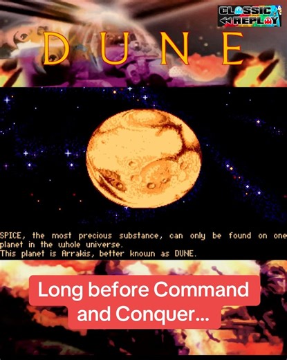 Back when games felt innovative- Dune on the Commodore Amiga 500 #dune #retrogaming #nostalgia #Gaming #games | Classic Replay